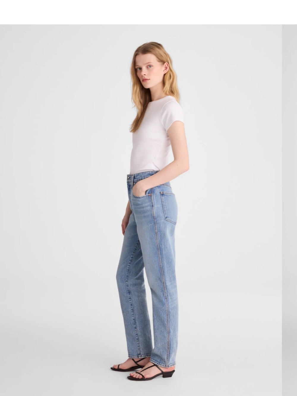 Madewell Vintage inspired High Rise Light Wash Tapered Leg Jeans NWOT